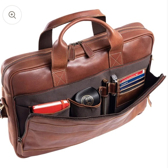 Leather Briefcase - Picture 3 of 4